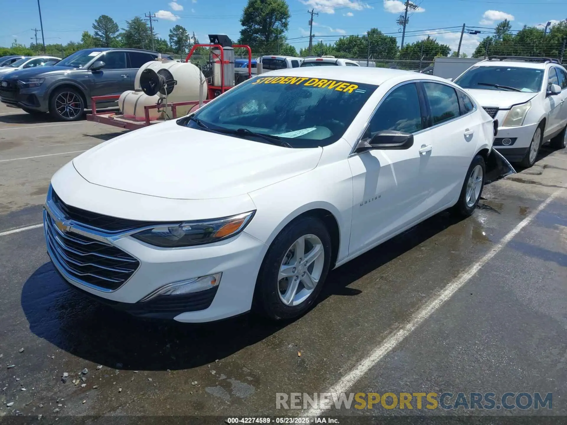 2 Photograph of a damaged car 1G1ZC5ST8LF077793 CHEVROLET MALIBU 2020