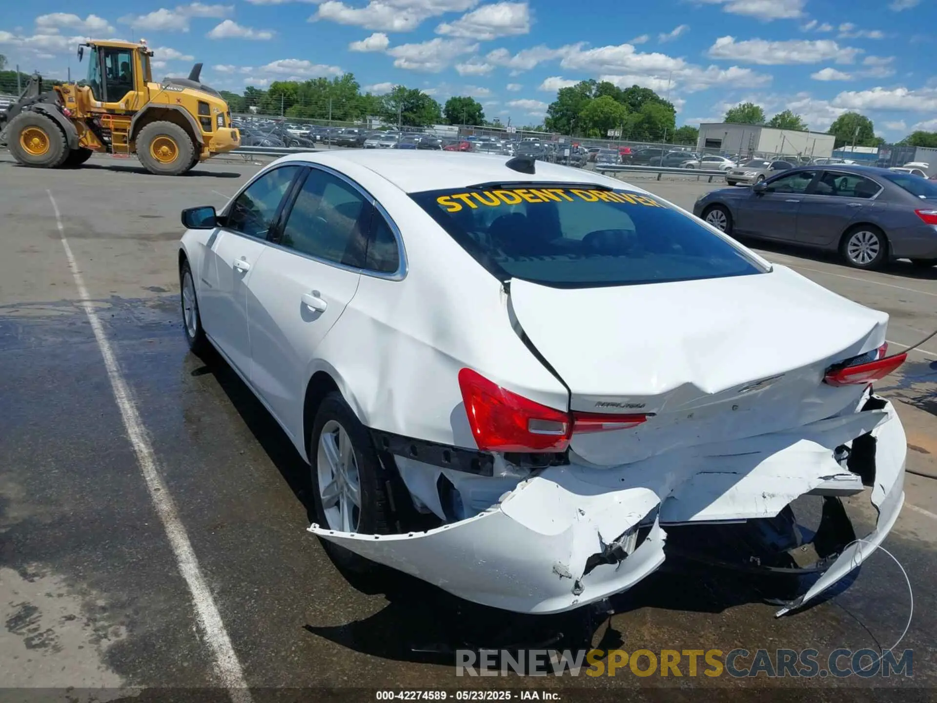 3 Photograph of a damaged car 1G1ZC5ST8LF077793 CHEVROLET MALIBU 2020