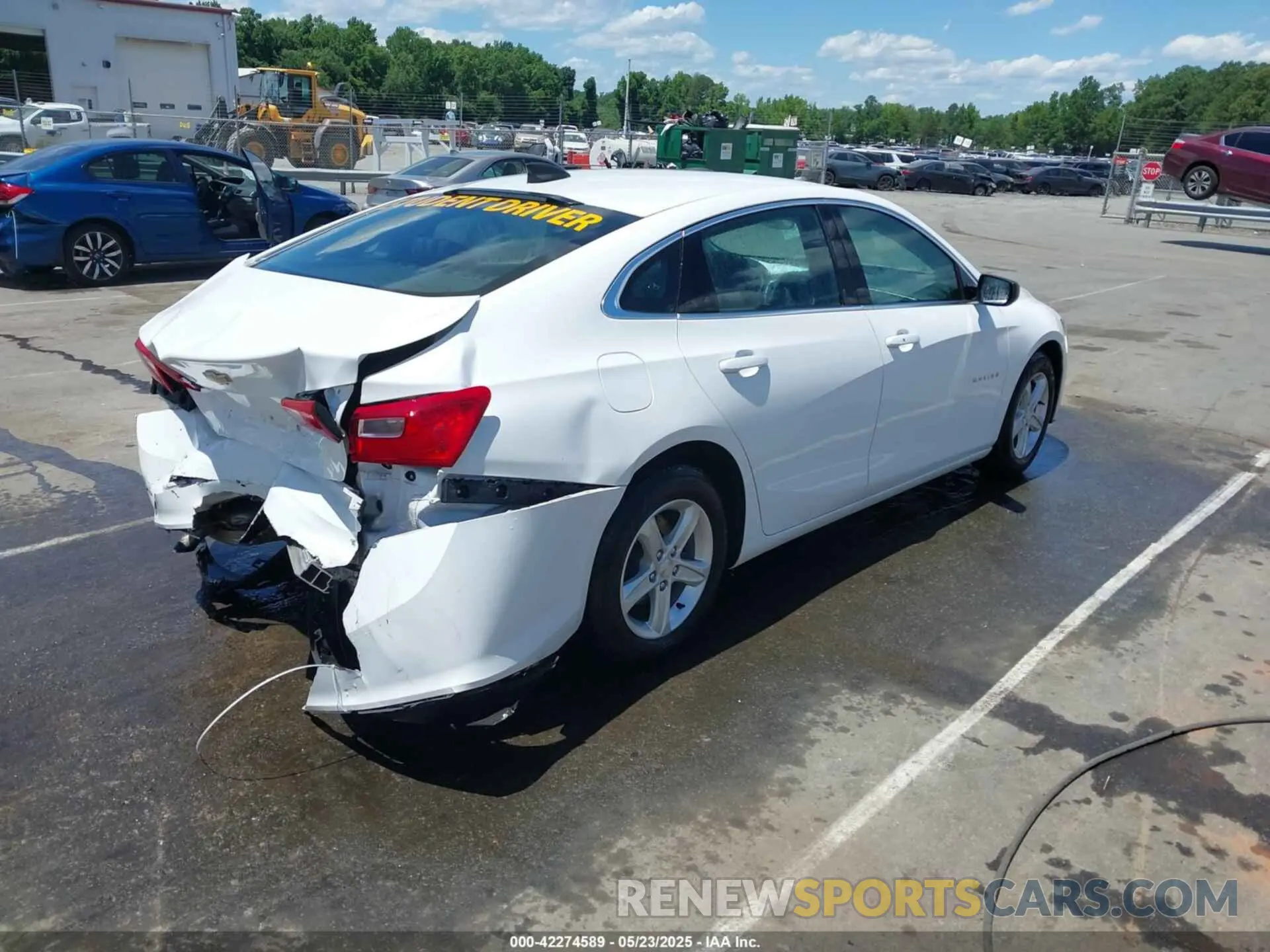 4 Photograph of a damaged car 1G1ZC5ST8LF077793 CHEVROLET MALIBU 2020