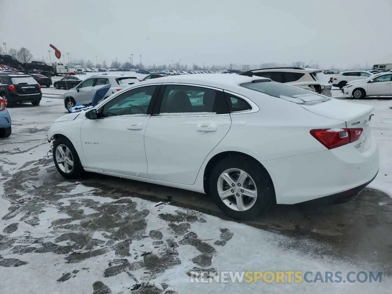 2 Photograph of a damaged car 1G1ZC5ST8LF133859 CHEVROLET MALIBU 2020