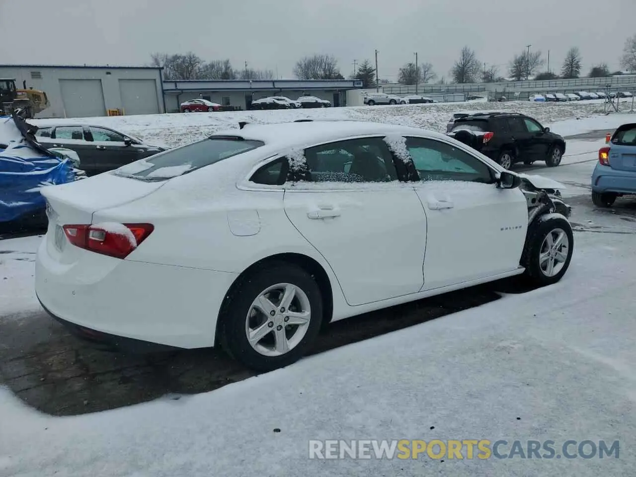 3 Photograph of a damaged car 1G1ZC5ST8LF133859 CHEVROLET MALIBU 2020
