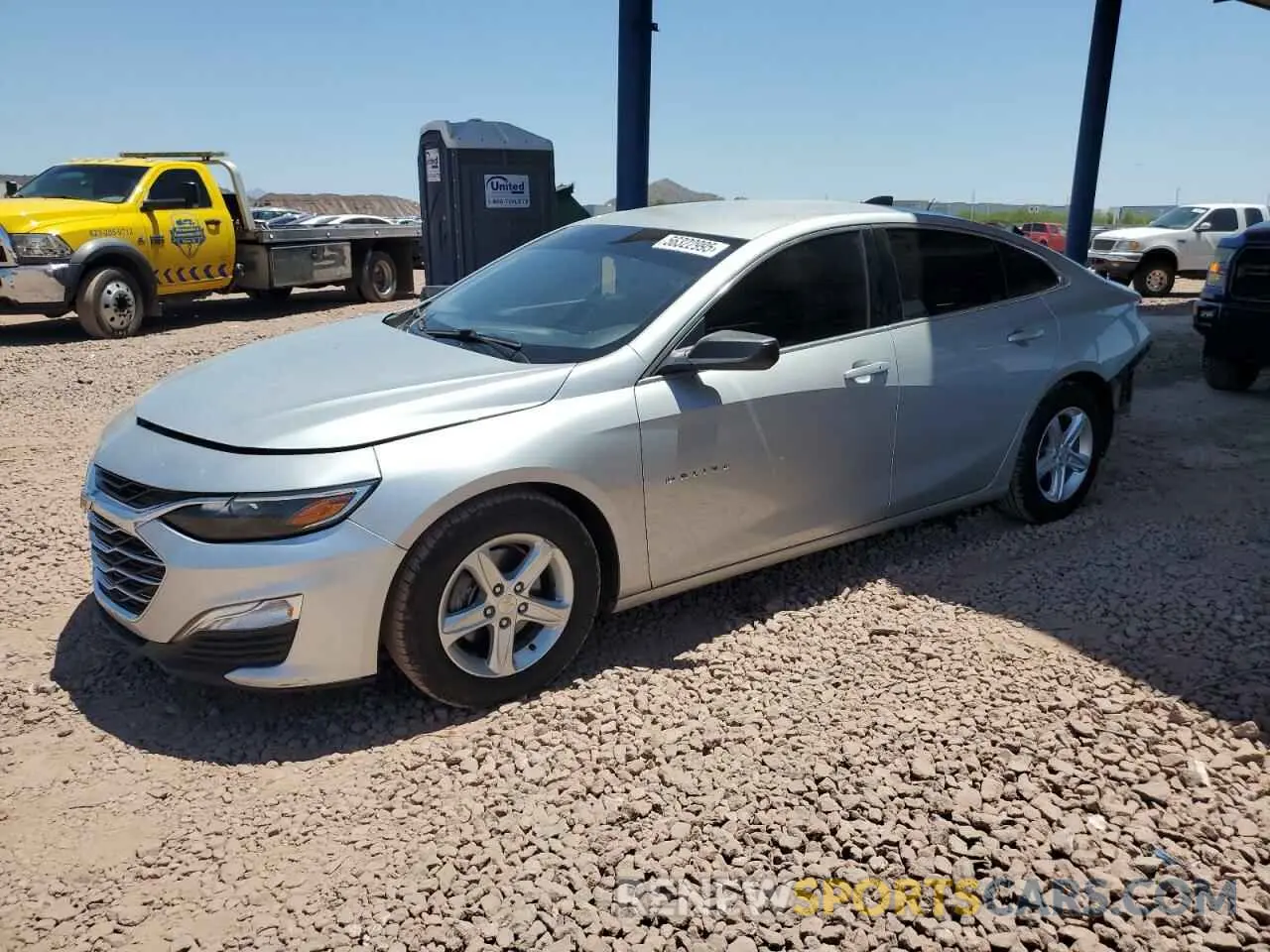 1 Photograph of a damaged car 1G1ZC5ST9LF027761 CHEVROLET MALIBU 2020