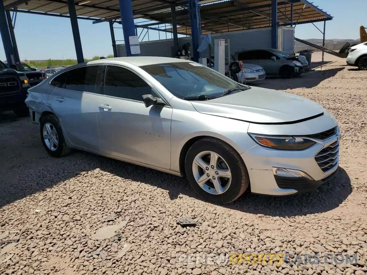 4 Photograph of a damaged car 1G1ZC5ST9LF027761 CHEVROLET MALIBU 2020