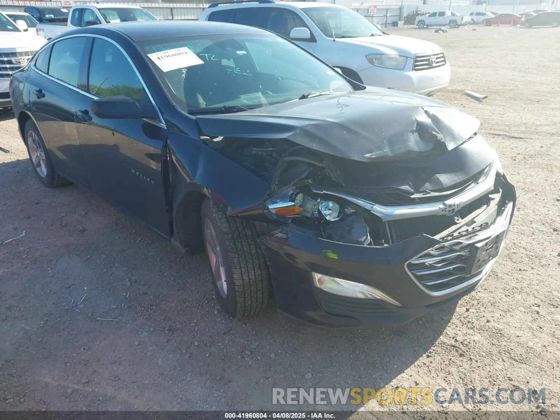 1 Photograph of a damaged car 1G1ZC5ST9LF057391 CHEVROLET MALIBU 2020