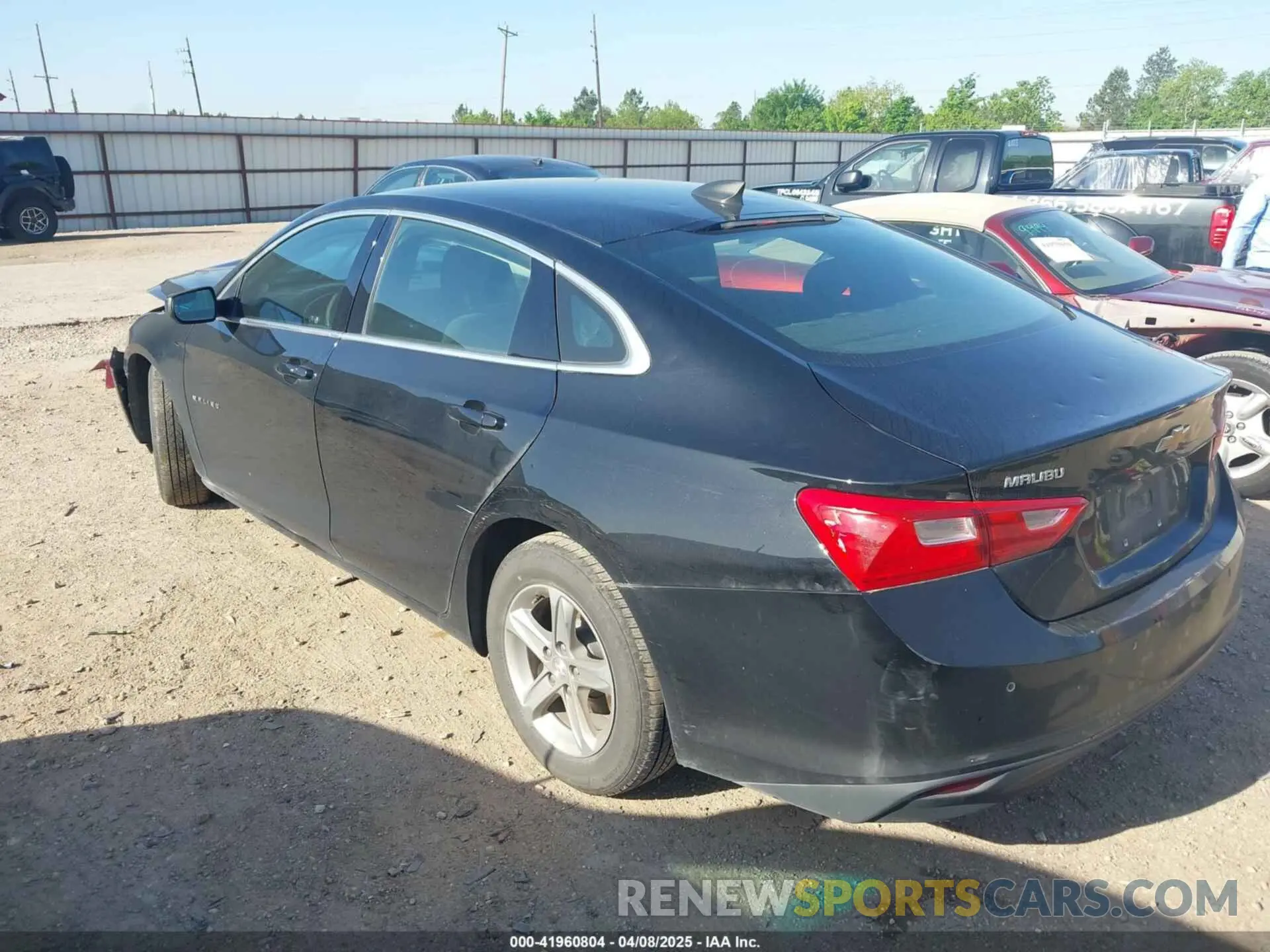 3 Photograph of a damaged car 1G1ZC5ST9LF057391 CHEVROLET MALIBU 2020