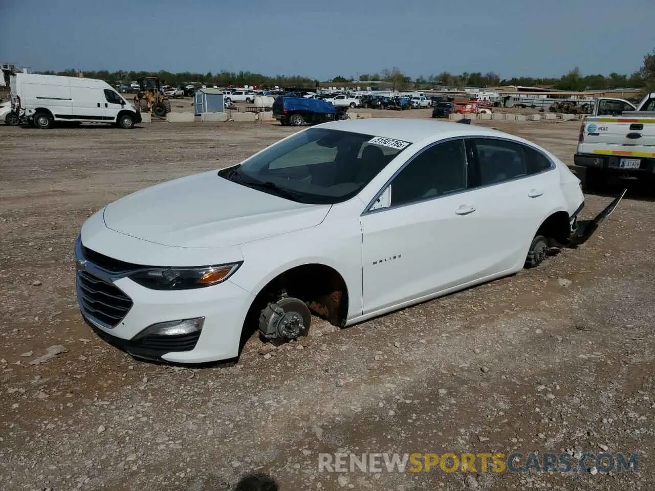 1 Photograph of a damaged car 1G1ZC5ST9LF136091 CHEVROLET MALIBU 2020