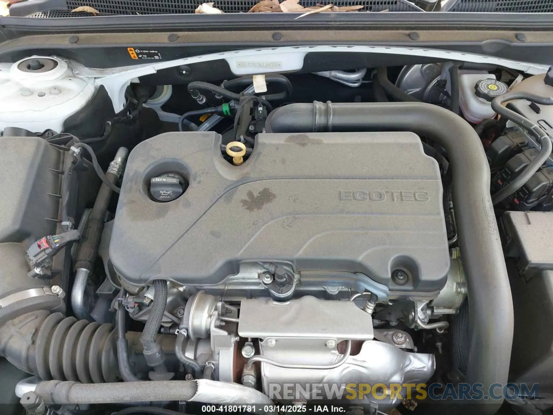 10 Photograph of a damaged car 1G1ZC5ST9LF157751 CHEVROLET MALIBU 2020