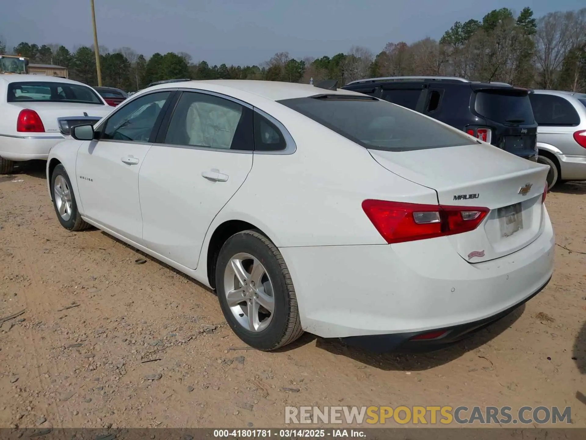 3 Photograph of a damaged car 1G1ZC5ST9LF157751 CHEVROLET MALIBU 2020