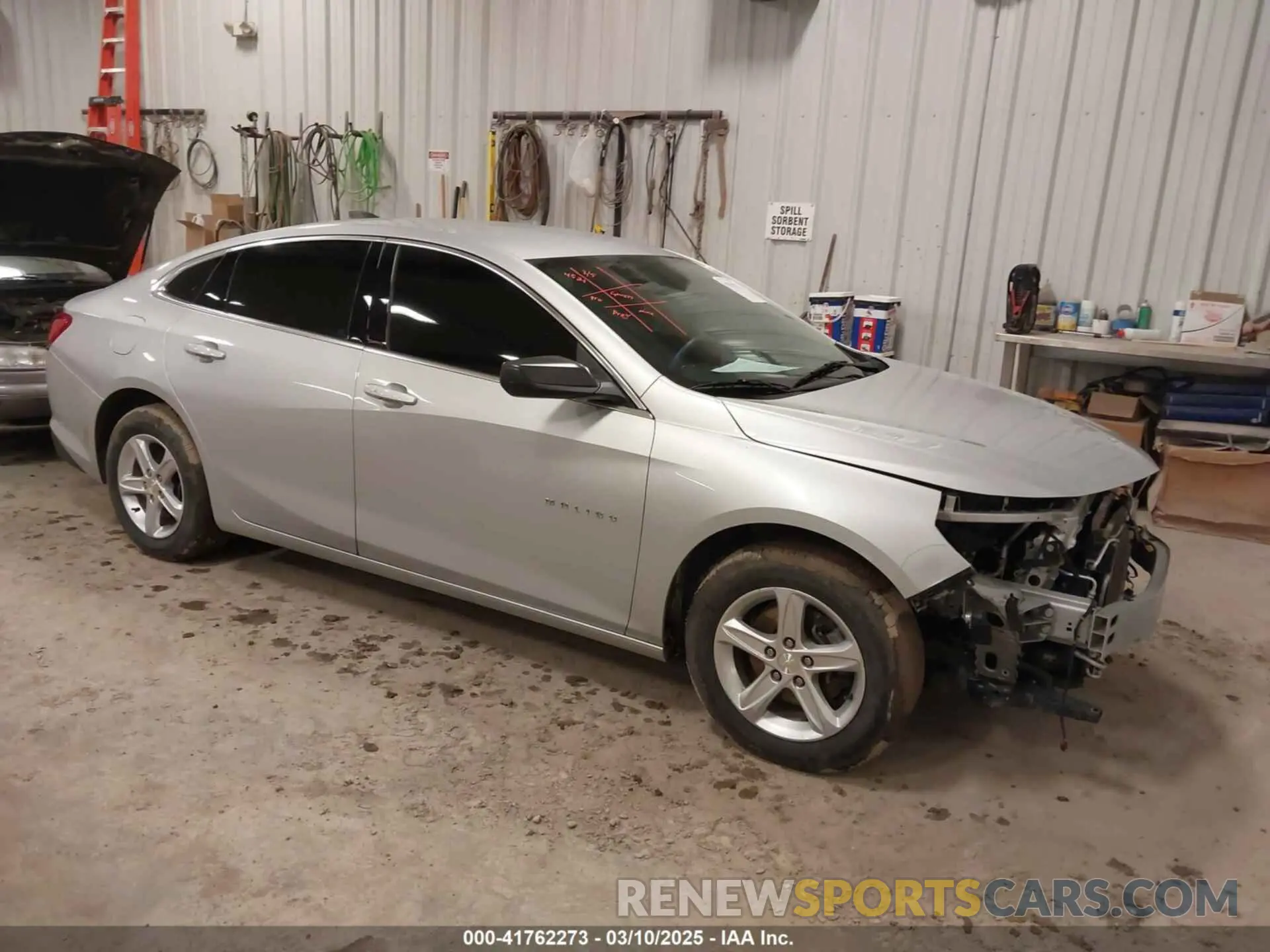1 Photograph of a damaged car 1G1ZC5STXLF027297 CHEVROLET MALIBU 2020