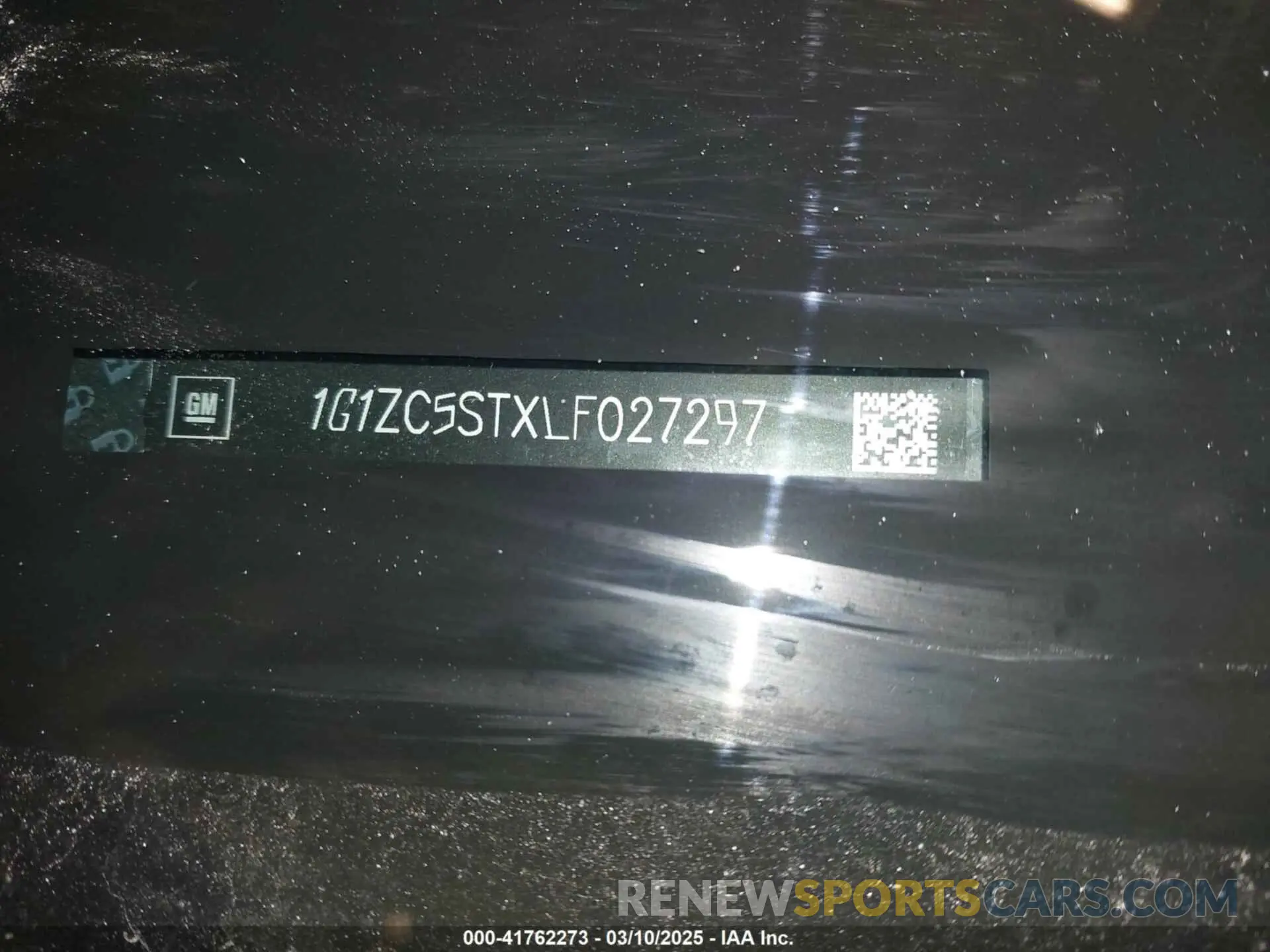 9 Photograph of a damaged car 1G1ZC5STXLF027297 CHEVROLET MALIBU 2020