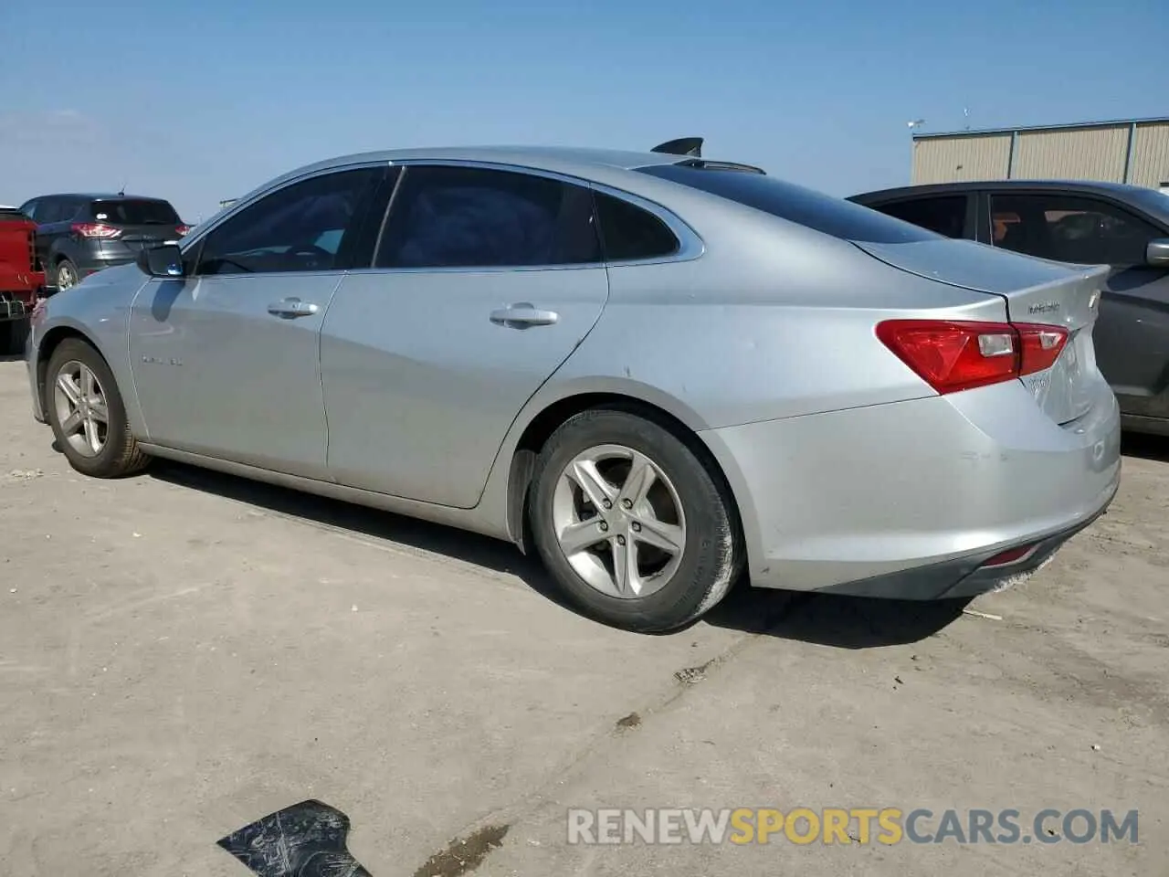 2 Photograph of a damaged car 1G1ZC5STXLF068237 CHEVROLET MALIBU 2020