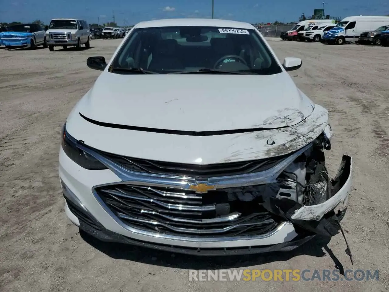 5 Photograph of a damaged car 1G1ZC5STXLF109742 CHEVROLET MALIBU 2020