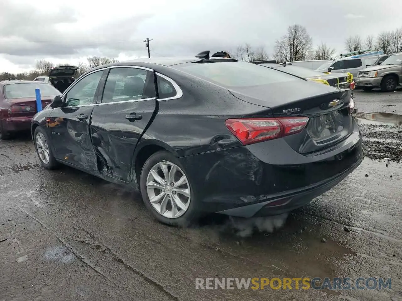2 Photograph of a damaged car 1G1ZD5ST0LF000185 CHEVROLET MALIBU 2020