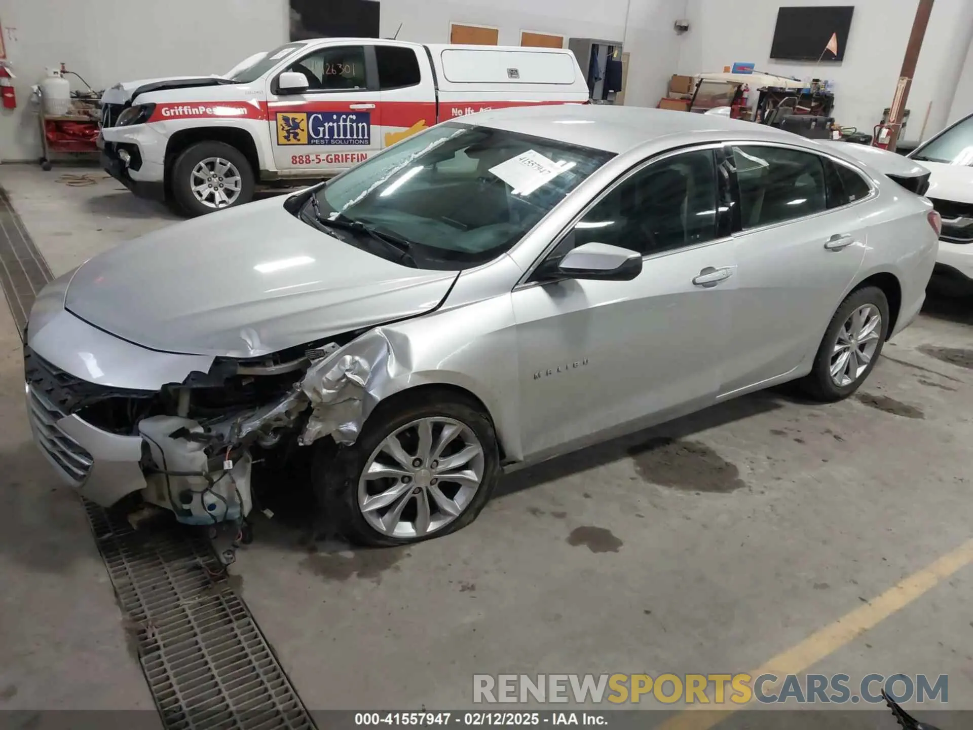 2 Photograph of a damaged car 1G1ZD5ST0LF000980 CHEVROLET MALIBU 2020