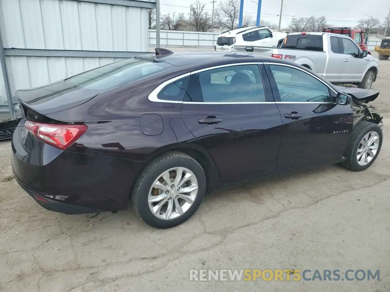 3 Photograph of a damaged car 1G1ZD5ST0LF001675 CHEVROLET MALIBU 2020