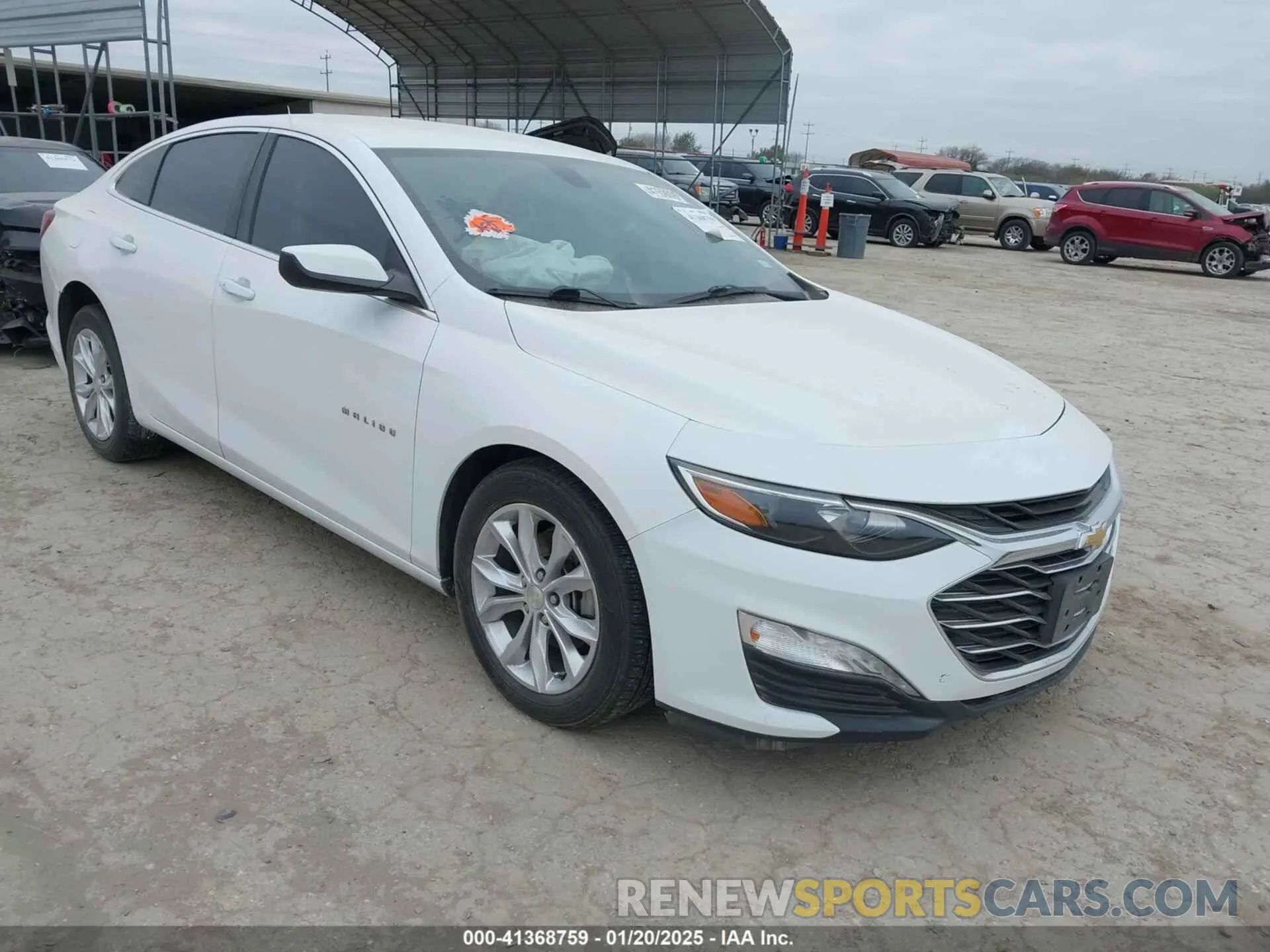 1 Photograph of a damaged car 1G1ZD5ST0LF005290 CHEVROLET MALIBU 2020