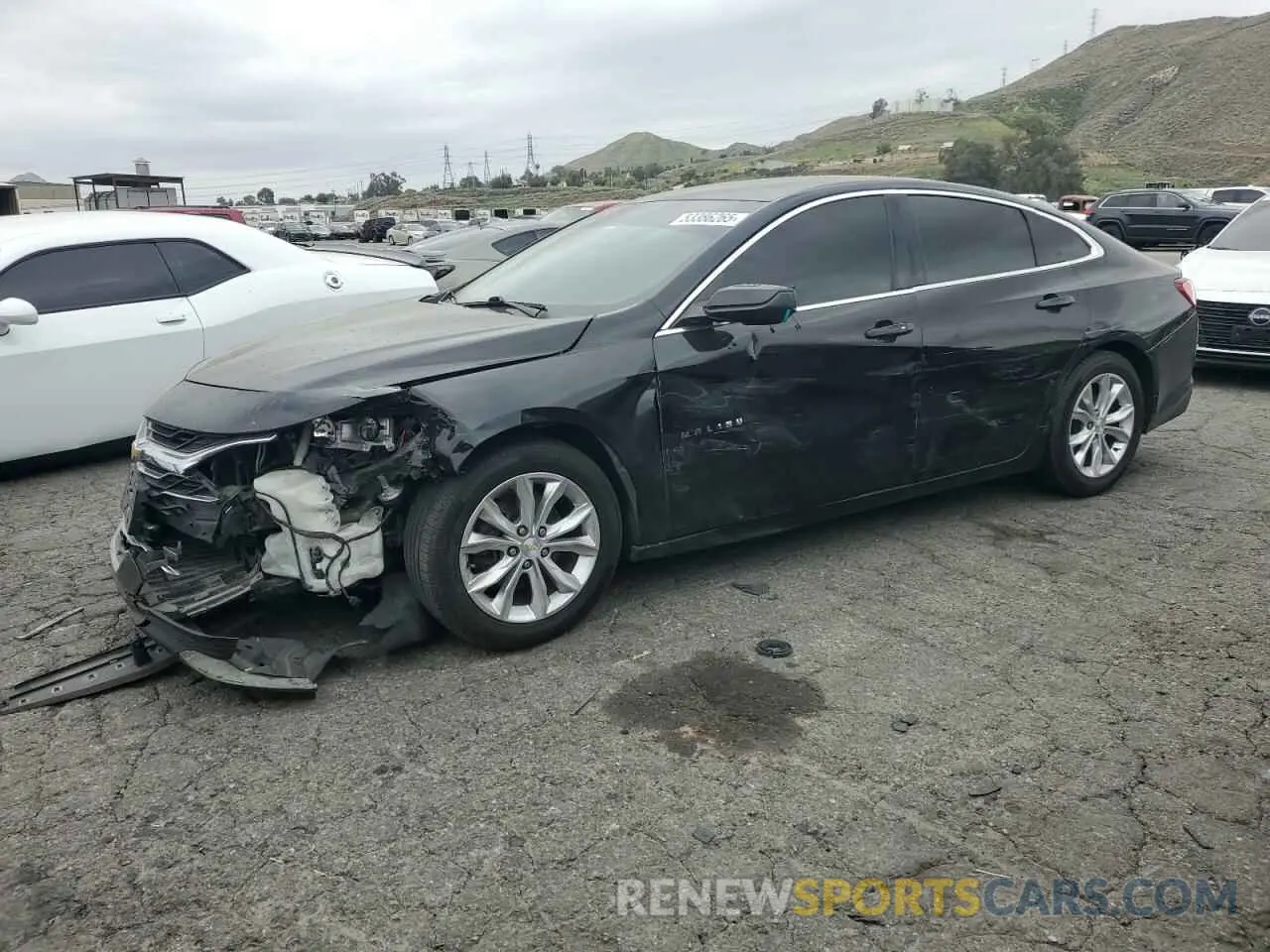 1 Photograph of a damaged car 1G1ZD5ST0LF014085 CHEVROLET MALIBU 2020