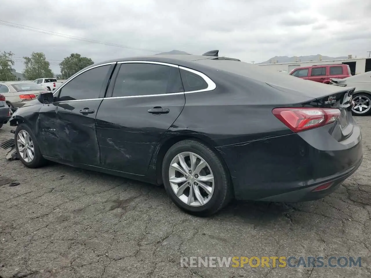 2 Photograph of a damaged car 1G1ZD5ST0LF014085 CHEVROLET MALIBU 2020