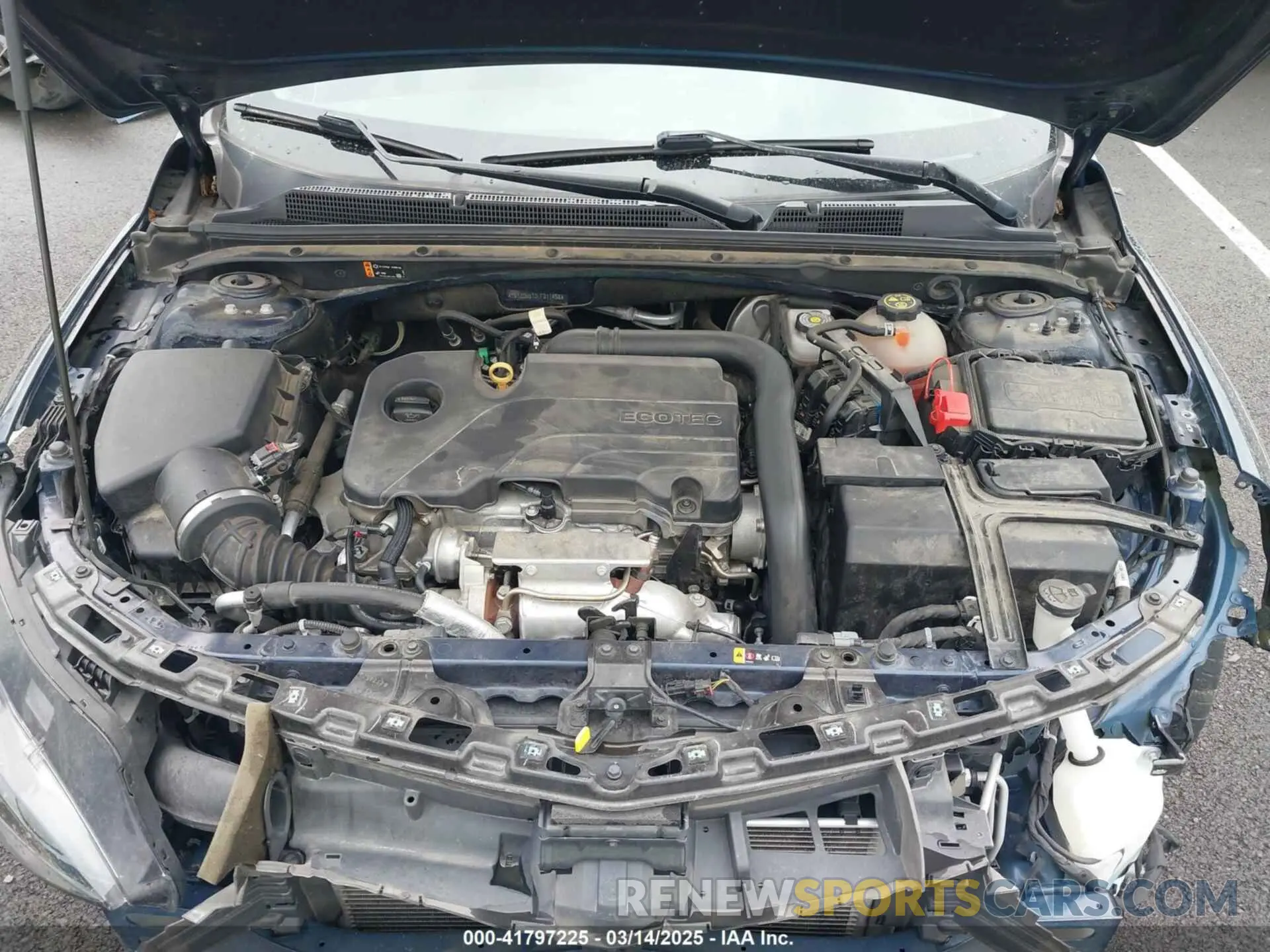 10 Photograph of a damaged car 1G1ZD5ST0LF017438 CHEVROLET MALIBU 2020