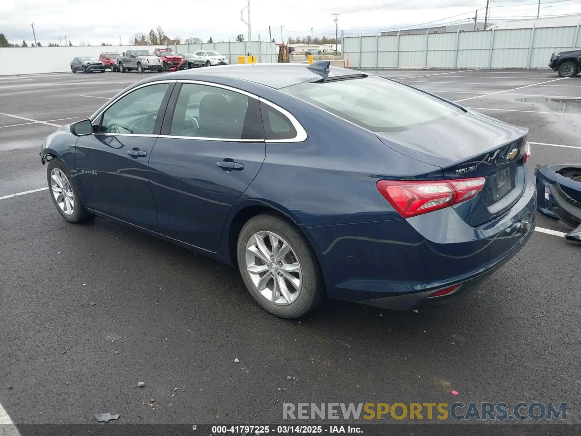 3 Photograph of a damaged car 1G1ZD5ST0LF017438 CHEVROLET MALIBU 2020