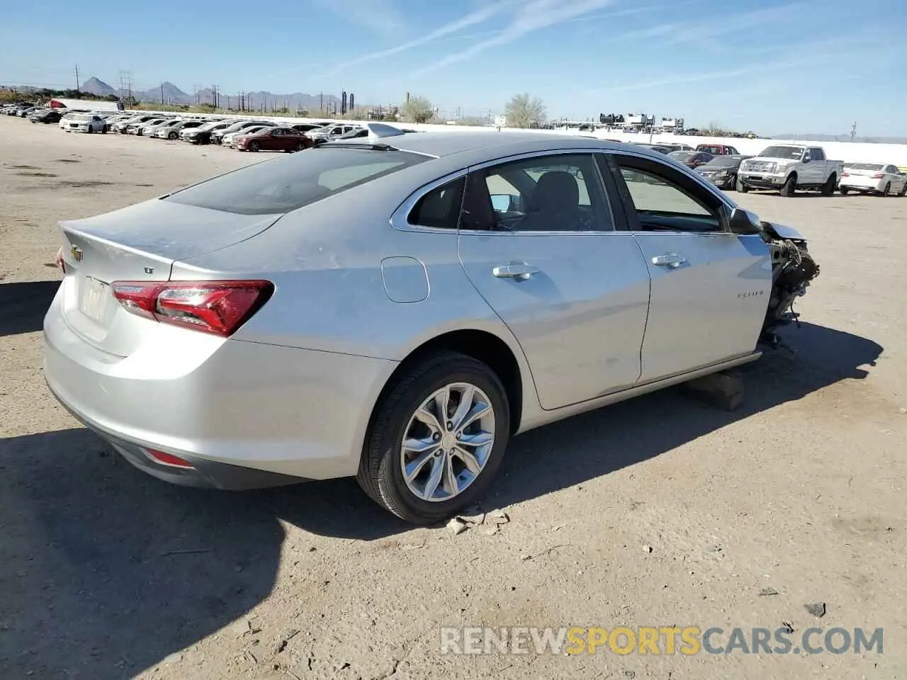 3 Photograph of a damaged car 1G1ZD5ST0LF027967 CHEVROLET MALIBU 2020