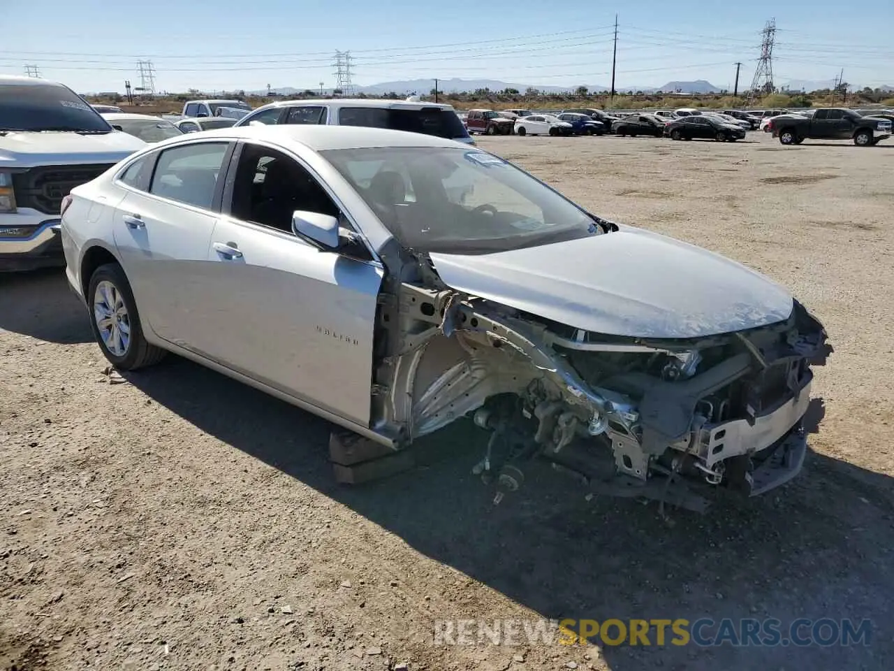4 Photograph of a damaged car 1G1ZD5ST0LF027967 CHEVROLET MALIBU 2020