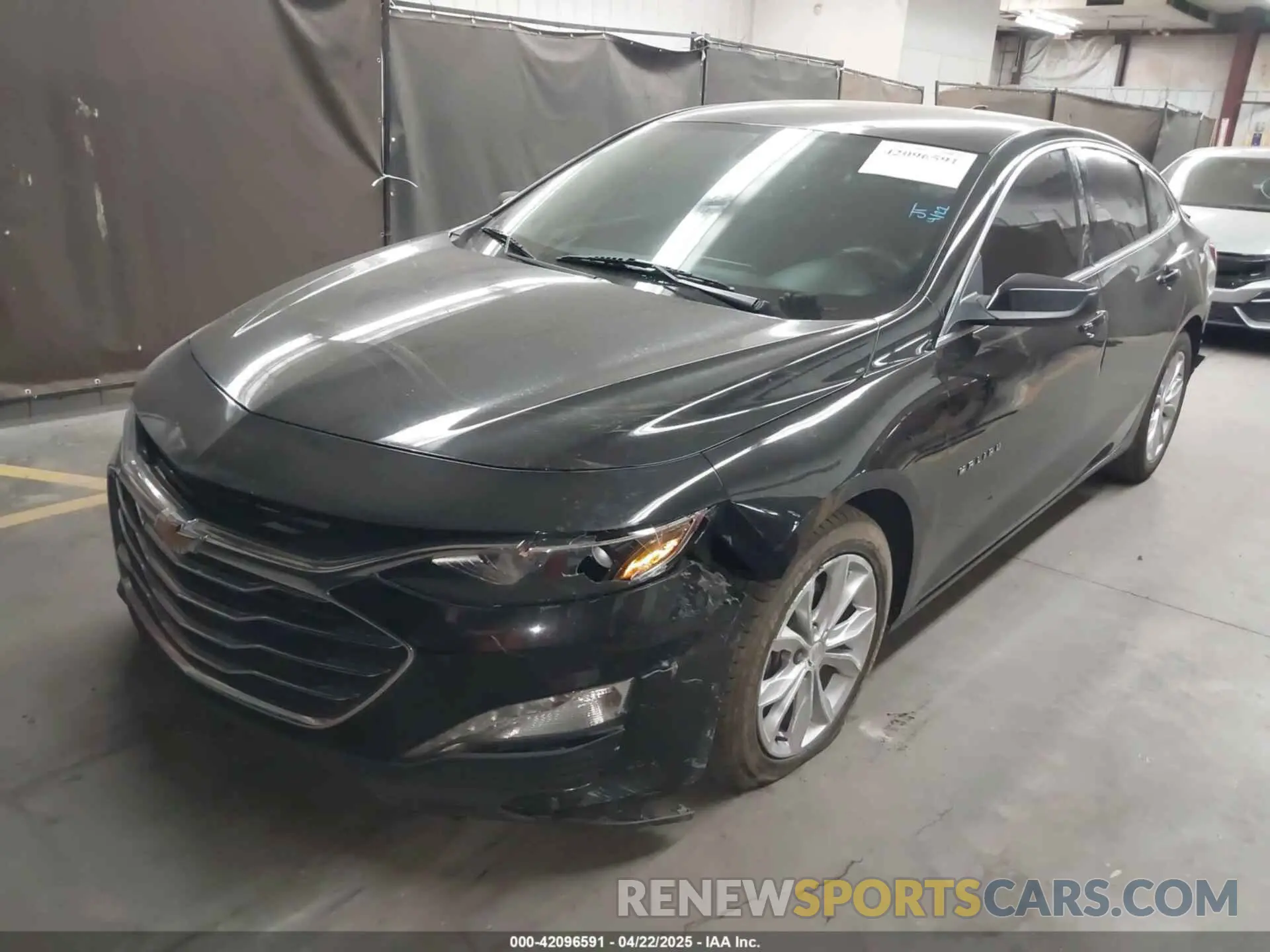 2 Photograph of a damaged car 1G1ZD5ST0LF034174 CHEVROLET MALIBU 2020
