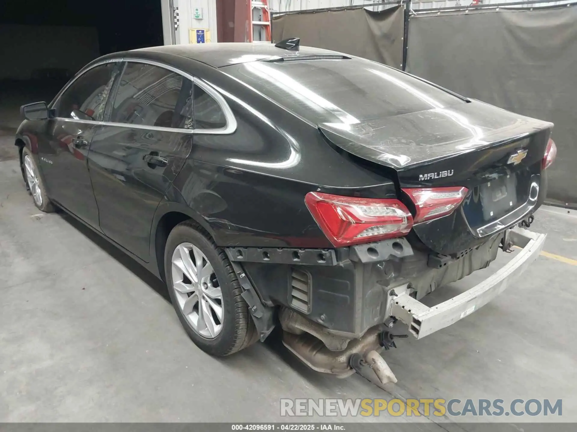 3 Photograph of a damaged car 1G1ZD5ST0LF034174 CHEVROLET MALIBU 2020