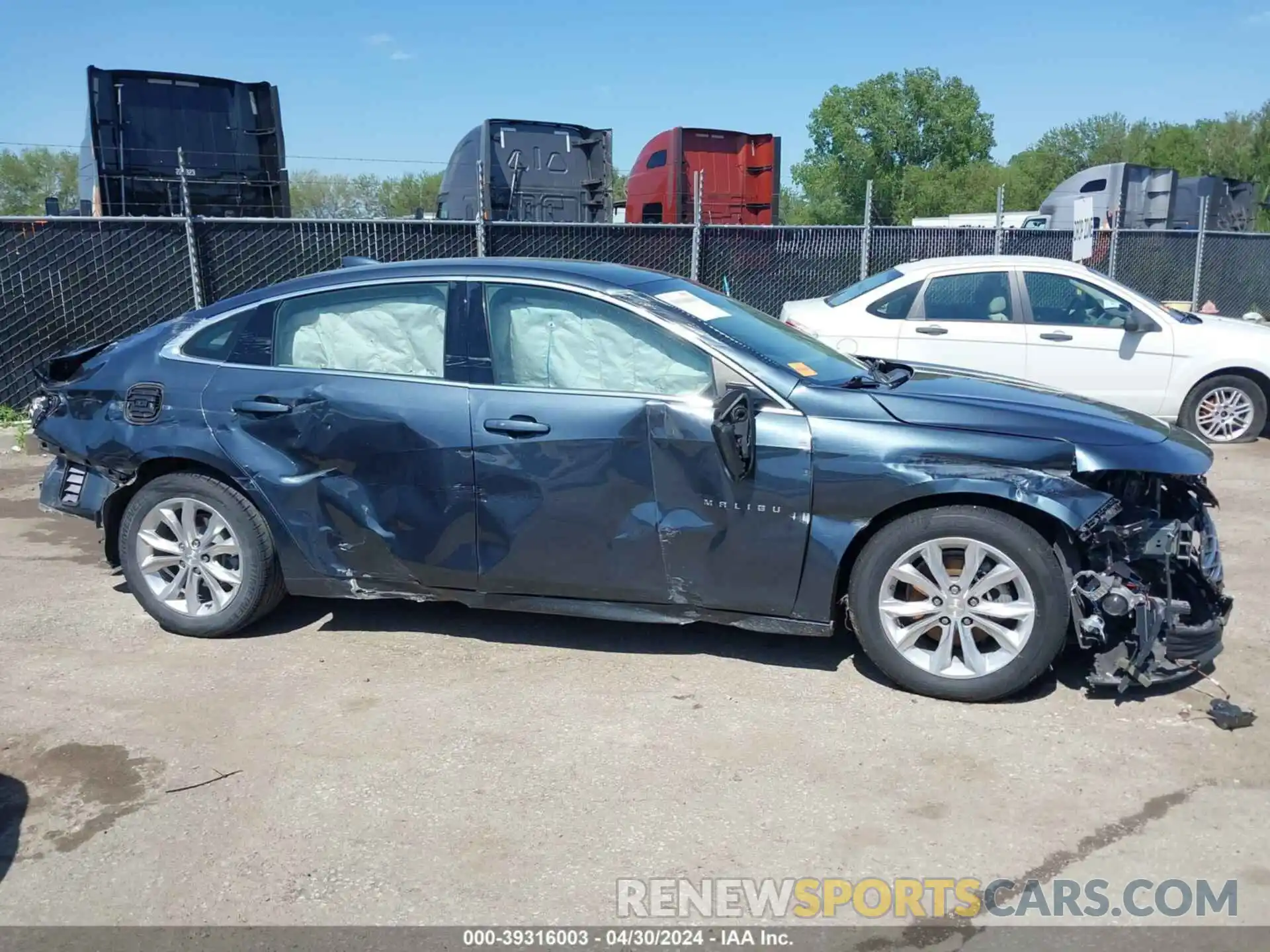 14 Photograph of a damaged car 1G1ZD5ST0LF038516 CHEVROLET MALIBU 2020