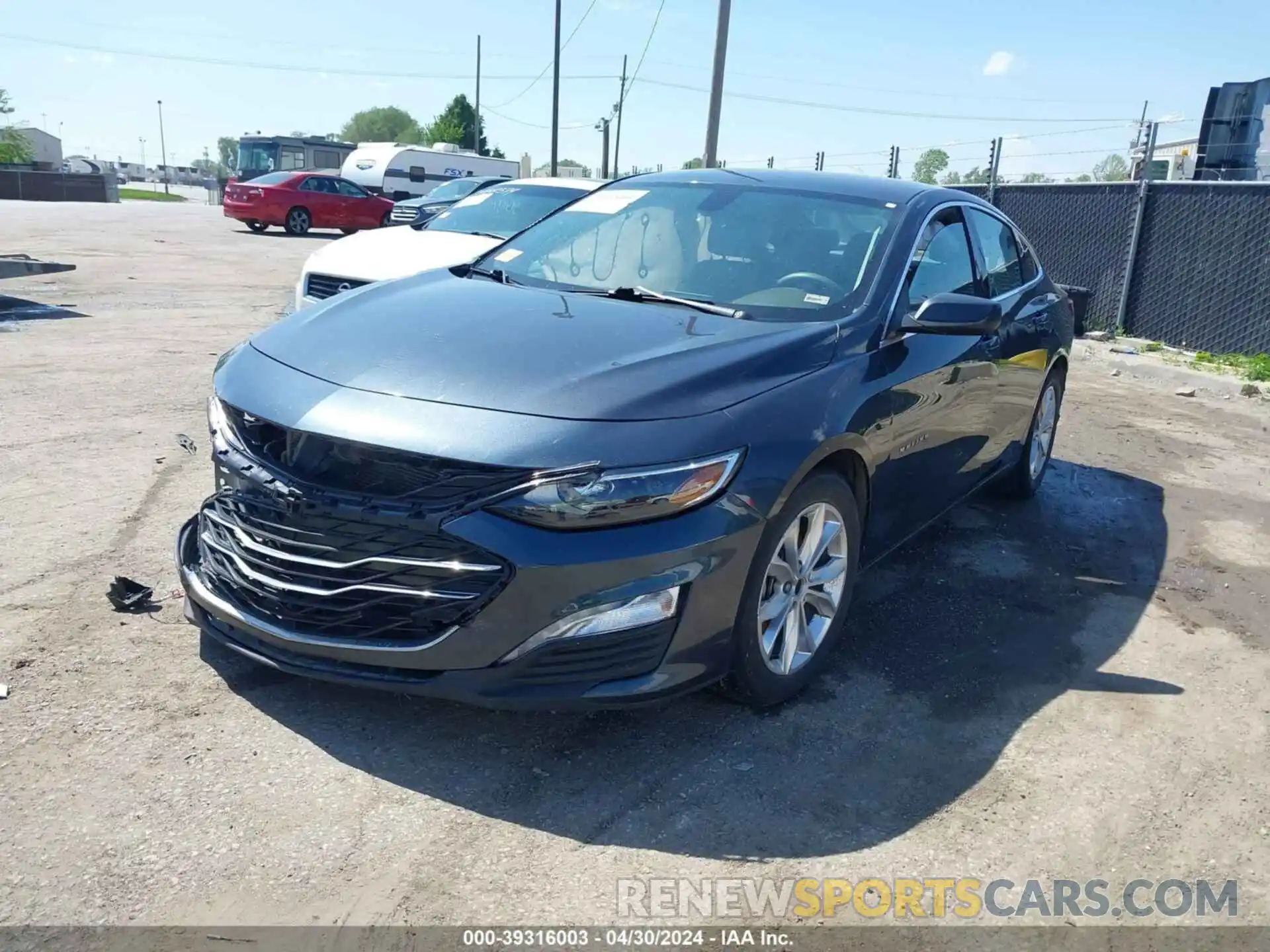 2 Photograph of a damaged car 1G1ZD5ST0LF038516 CHEVROLET MALIBU 2020