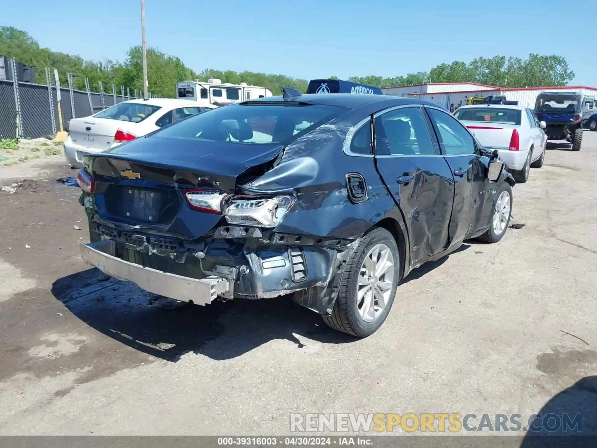 4 Photograph of a damaged car 1G1ZD5ST0LF038516 CHEVROLET MALIBU 2020