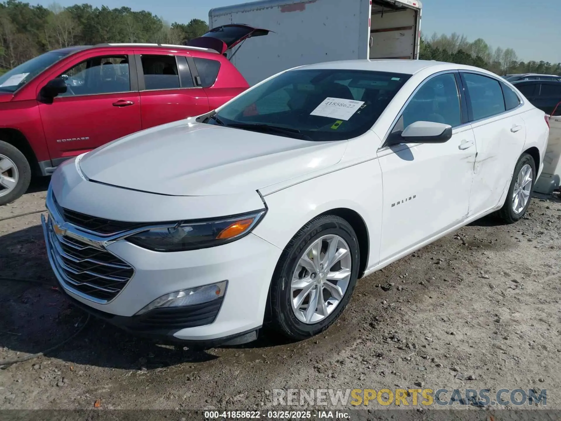 2 Photograph of a damaged car 1G1ZD5ST0LF040332 CHEVROLET MALIBU 2020