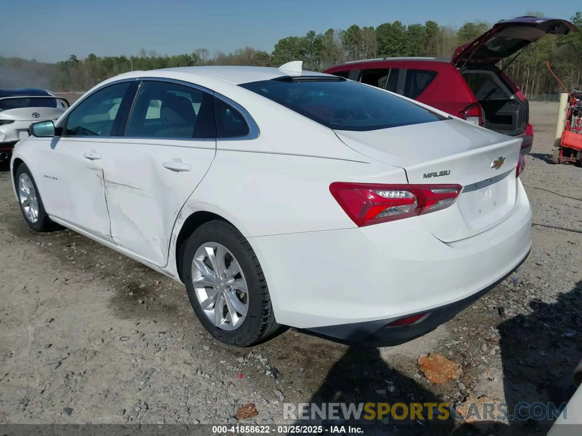 3 Photograph of a damaged car 1G1ZD5ST0LF040332 CHEVROLET MALIBU 2020