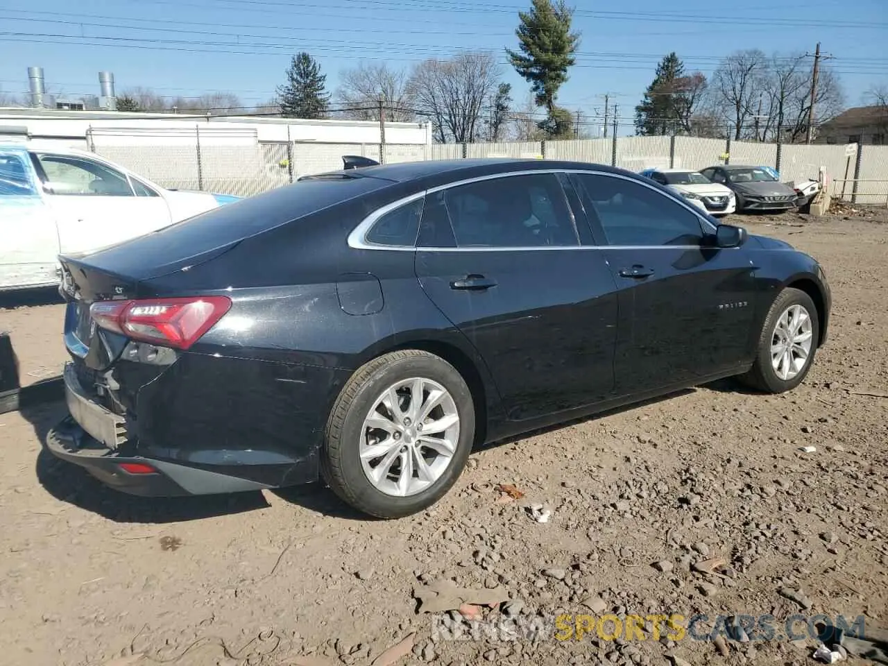 3 Photograph of a damaged car 1G1ZD5ST0LF044378 CHEVROLET MALIBU 2020
