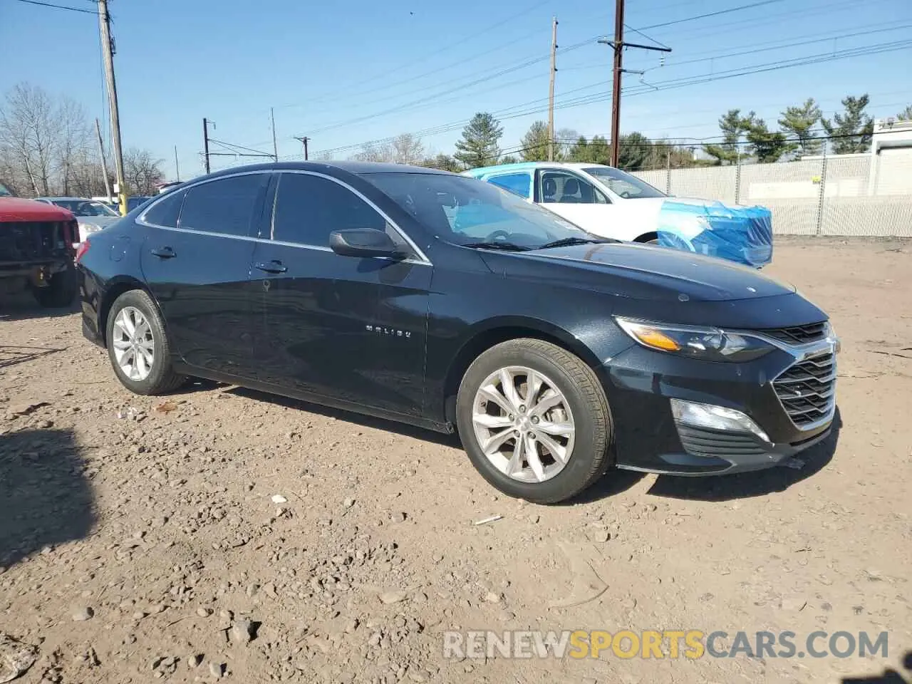 4 Photograph of a damaged car 1G1ZD5ST0LF044378 CHEVROLET MALIBU 2020