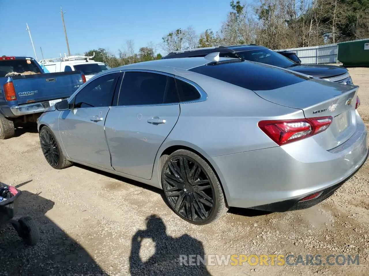 2 Photograph of a damaged car 1G1ZD5ST0LF045255 CHEVROLET MALIBU 2020