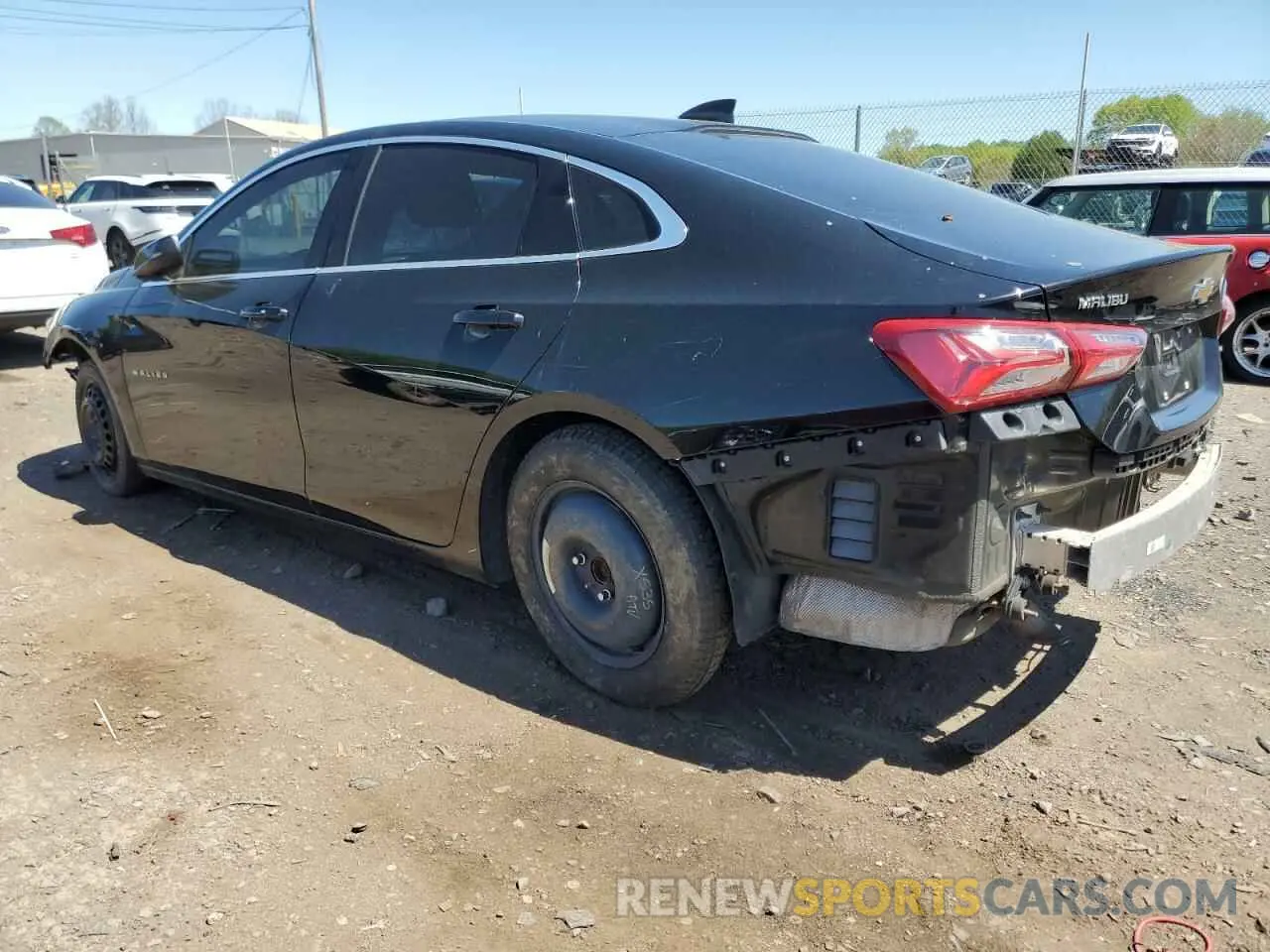 2 Photograph of a damaged car 1G1ZD5ST0LF048575 CHEVROLET MALIBU 2020