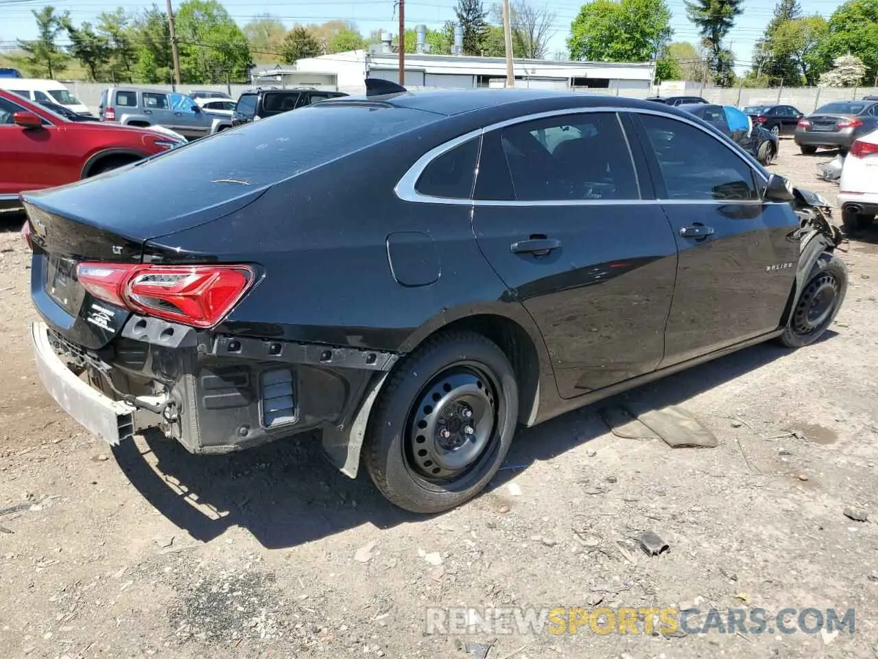 3 Photograph of a damaged car 1G1ZD5ST0LF048575 CHEVROLET MALIBU 2020