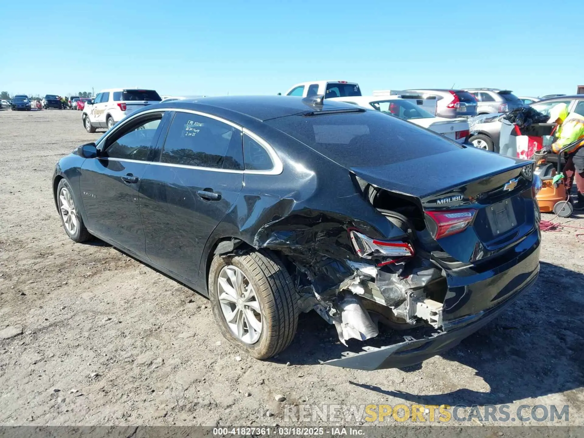 3 Photograph of a damaged car 1G1ZD5ST0LF075372 CHEVROLET MALIBU 2020