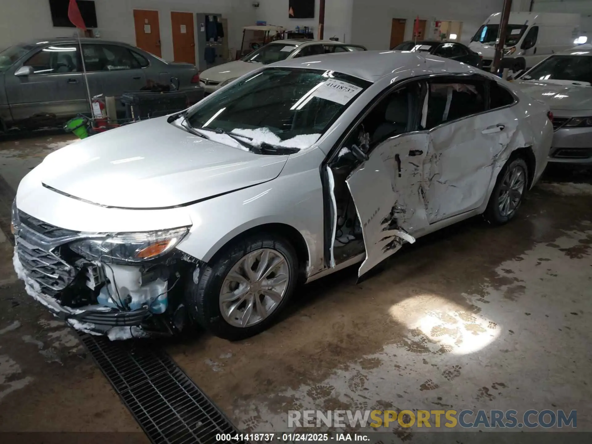 2 Photograph of a damaged car 1G1ZD5ST0LF077400 CHEVROLET MALIBU 2020