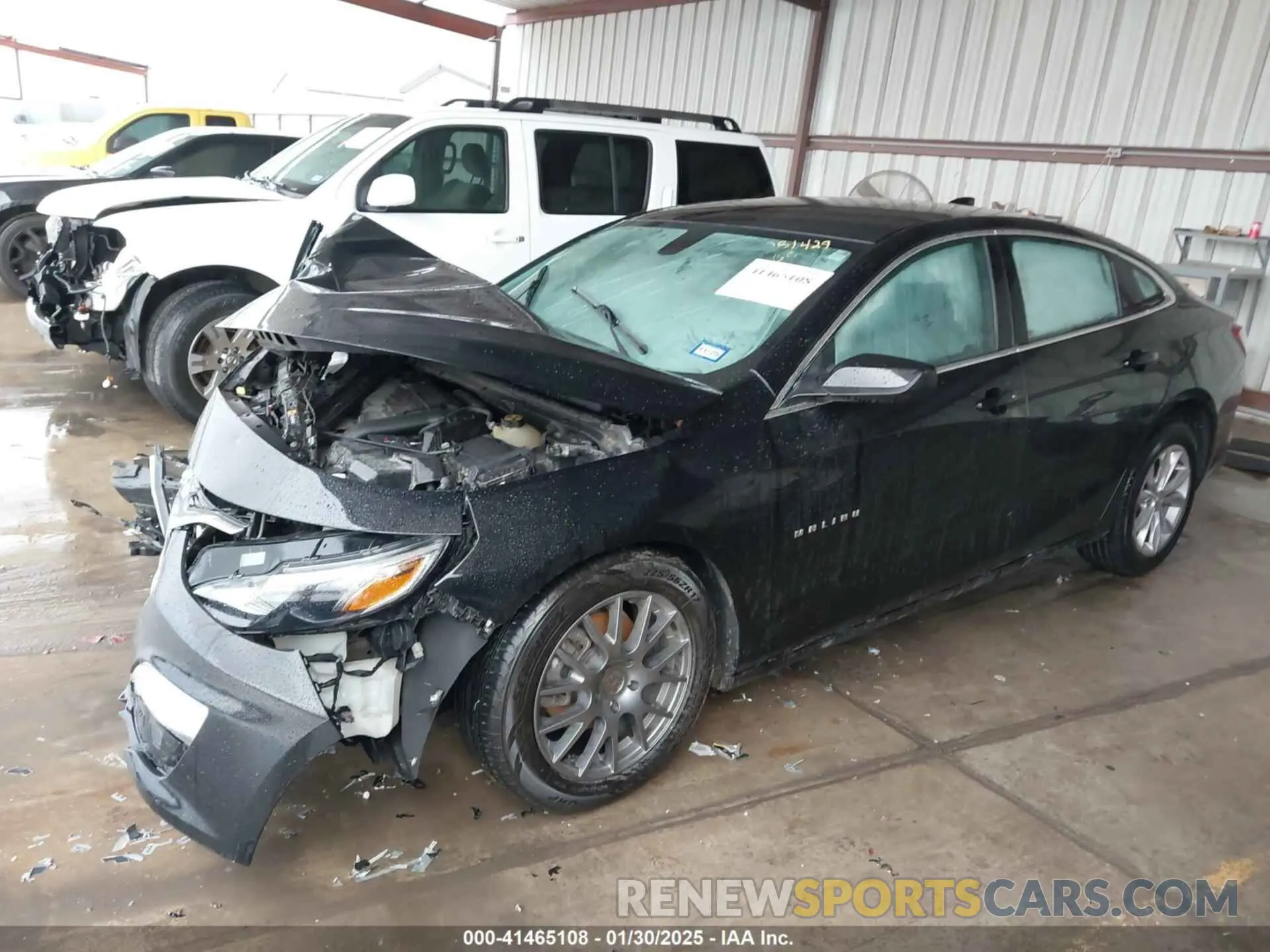 2 Photograph of a damaged car 1G1ZD5ST0LF081429 CHEVROLET MALIBU 2020