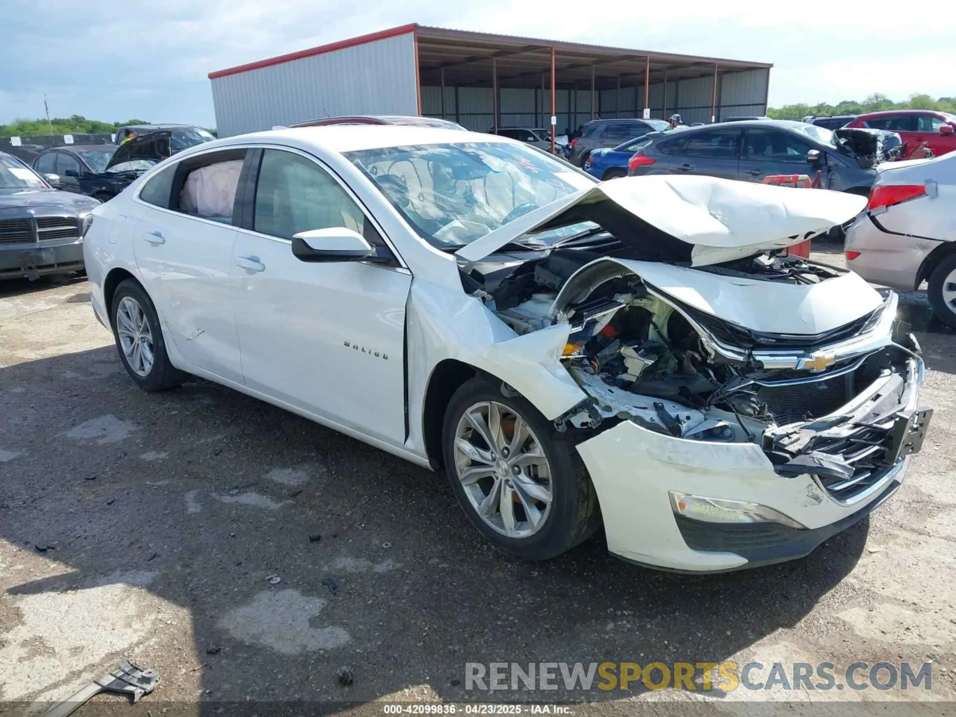 1 Photograph of a damaged car 1G1ZD5ST0LF089689 CHEVROLET MALIBU 2020