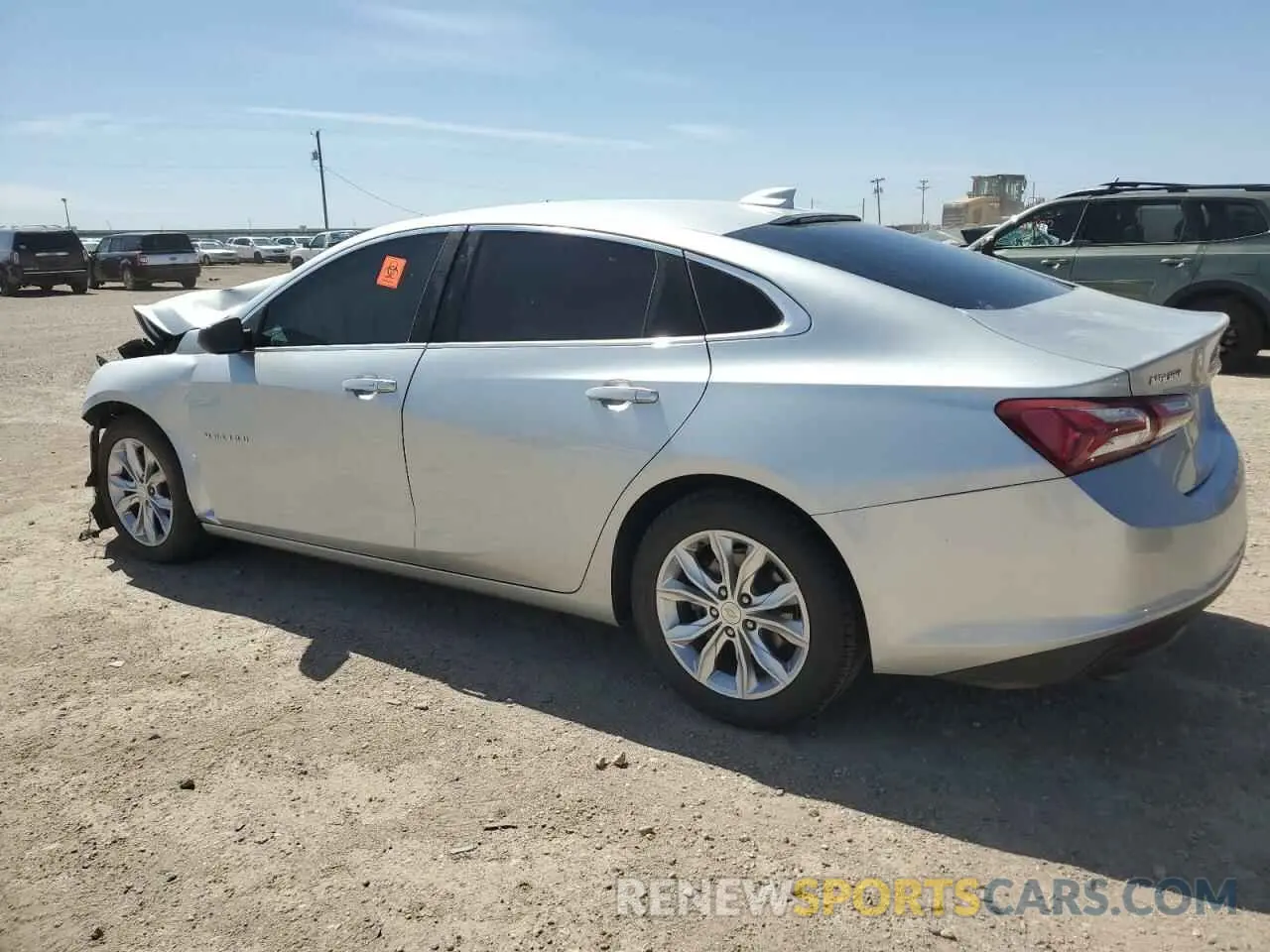2 Photograph of a damaged car 1G1ZD5ST0LF095279 CHEVROLET MALIBU 2020