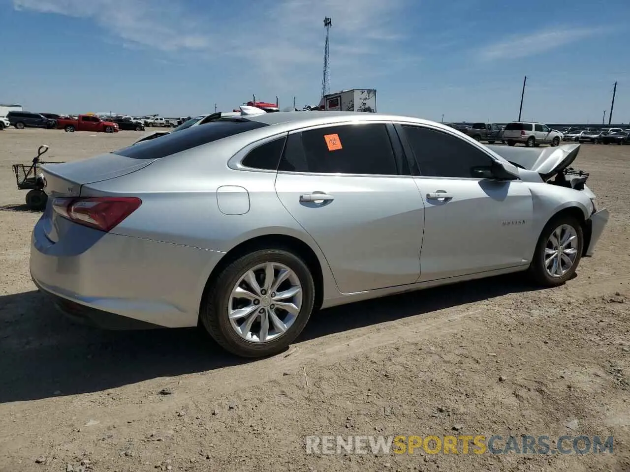 3 Photograph of a damaged car 1G1ZD5ST0LF095279 CHEVROLET MALIBU 2020