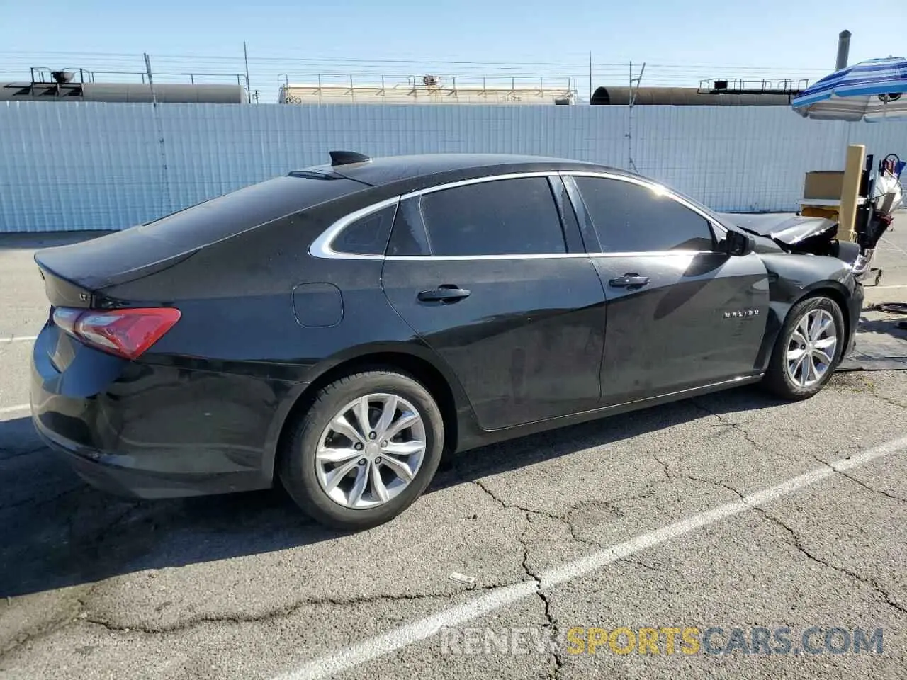 3 Photograph of a damaged car 1G1ZD5ST0LF095587 CHEVROLET MALIBU 2020