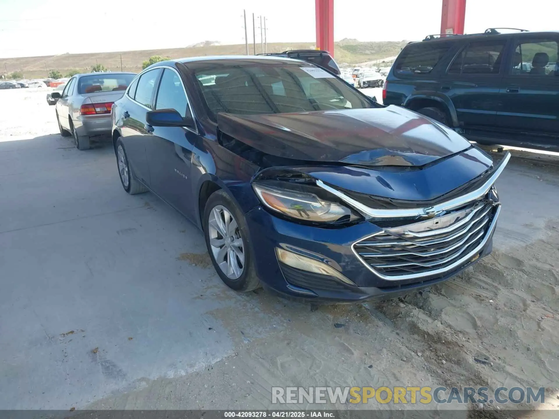 1 Photograph of a damaged car 1G1ZD5ST0LF102540 CHEVROLET MALIBU 2020