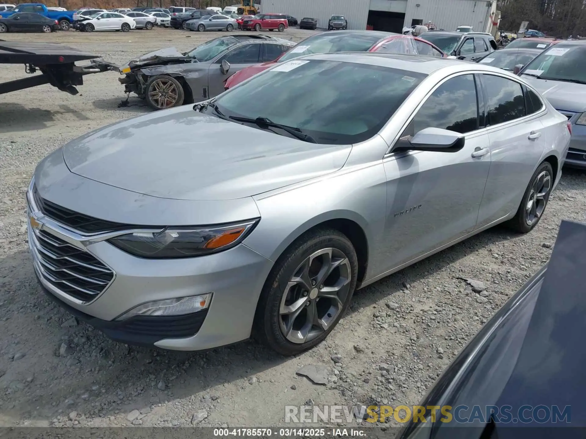 2 Photograph of a damaged car 1G1ZD5ST0LF102683 CHEVROLET MALIBU 2020