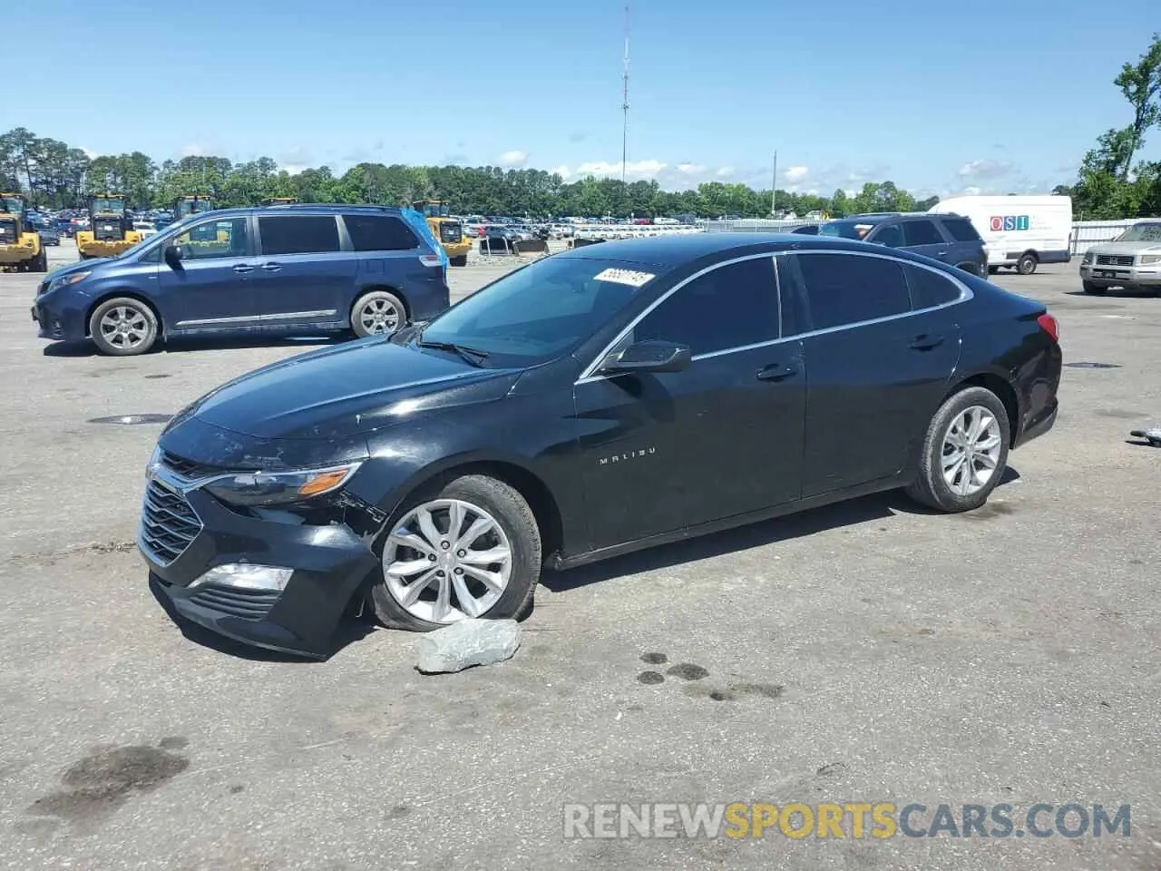 1 Photograph of a damaged car 1G1ZD5ST0LF106670 CHEVROLET MALIBU 2020
