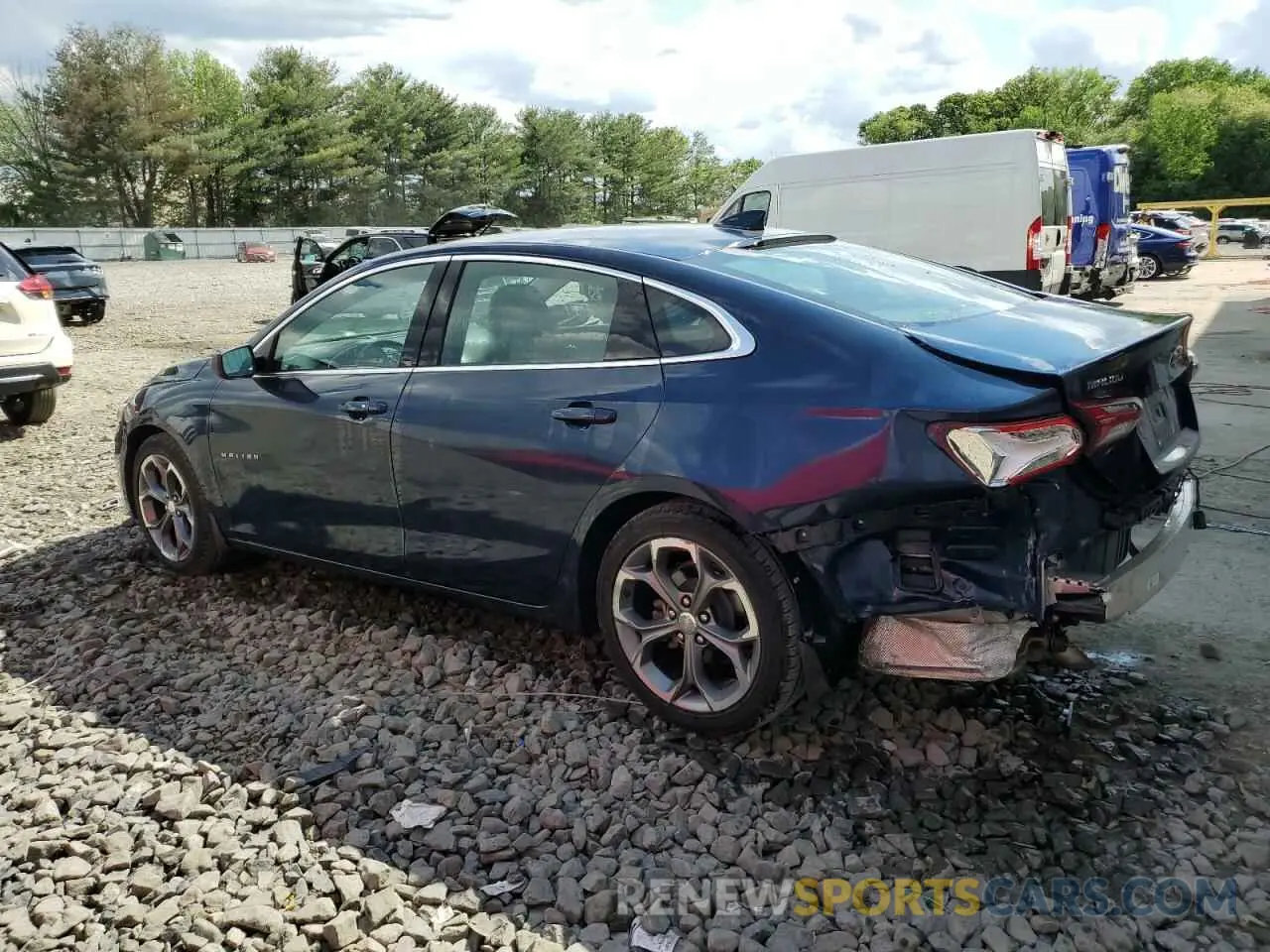 2 Photograph of a damaged car 1G1ZD5ST0LF138275 CHEVROLET MALIBU 2020