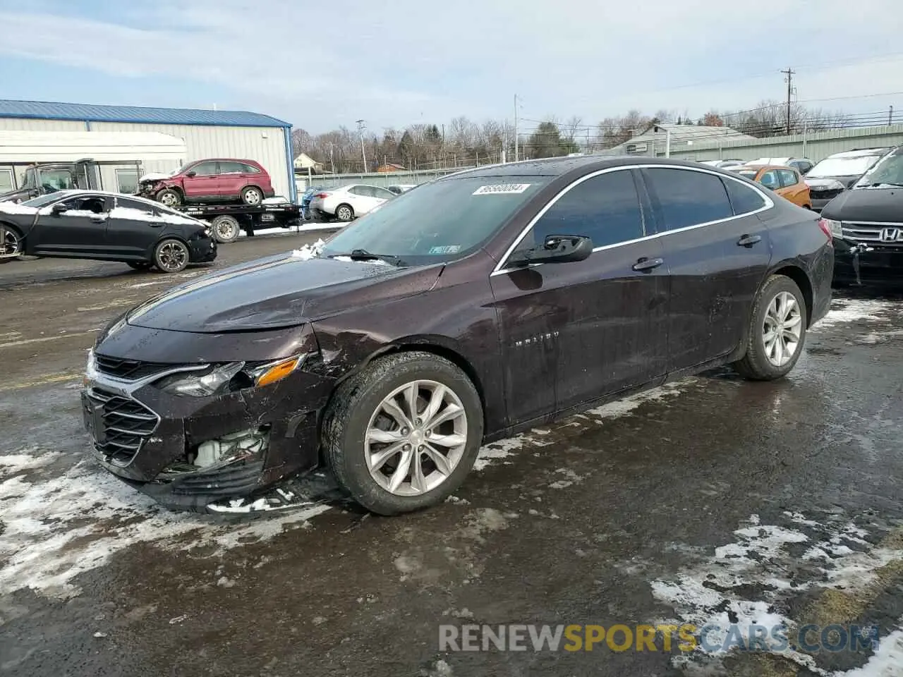 1 Photograph of a damaged car 1G1ZD5ST1LF011454 CHEVROLET MALIBU 2020